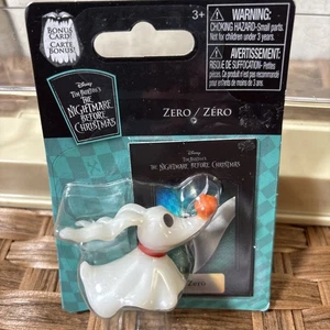 Disney Nightmare Before Christmas Zero Mini Figure 1.5" with Bonus Card 2024 Dog - Picture 1 of 6