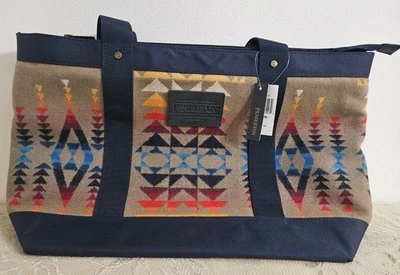 Pendleton шерстяные мельницы Harding желтовато-коричневый пилот рок молнии сумка с короткими ручками Southwestern новый с Ярлыками - Изображение 1 из 4