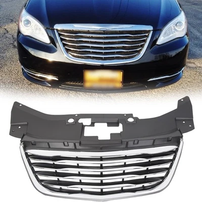 Front Hood Grille Grill Chrome 68082050AE For 2011-2014 Chrysler 200 CH1200353 Foto 1 de 4