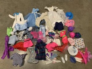 Vintage 90s Barbie Ken Kelly Clothes Shoes Hats Socks And More 55 Pieces - Picture 1 of 8