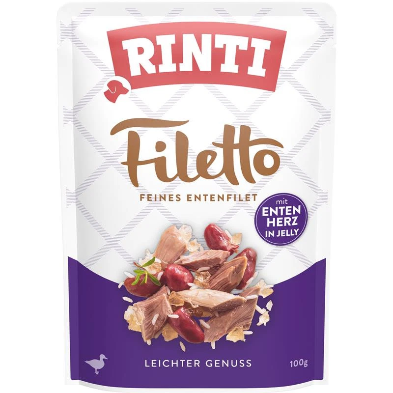Rinti Filetto Jelly Ente & Entenherz | 24x 100g - Bild 1 von 1