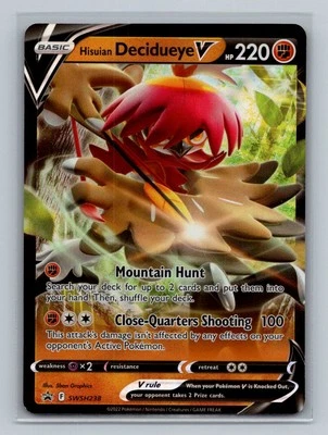 Pokemon SWSH: Sword & Shield Promo Cards #SWSH238 Hisuian Decidueye V Promo - Image 1 of 2