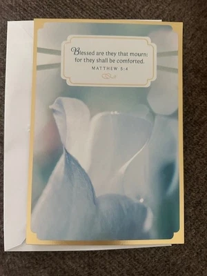 Blessed are they that mourn ... Comfort Hallmark Greeting Card TXA80 - Image 1 of 3