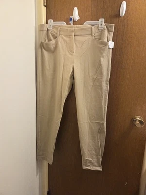 Maurices Smart 女式 15/16 15 16 普通裤子皱褶部分新标签 — 第 1/4 张图片