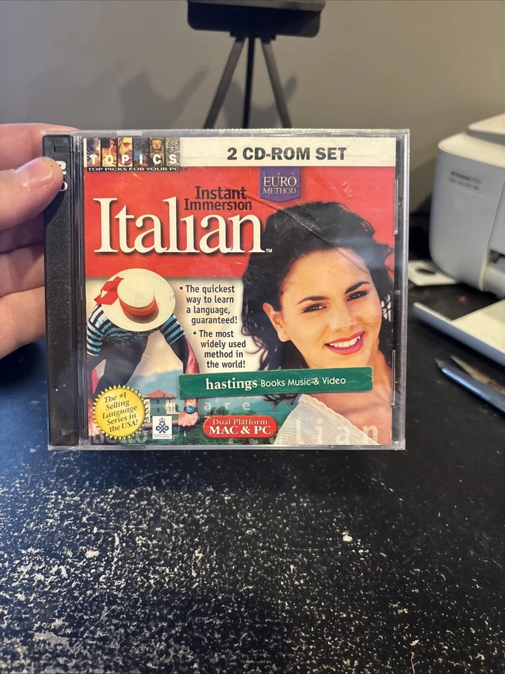 Fast Topics Instant Immersion Italian 2 Cd-rom Set