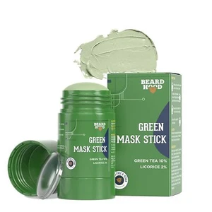 Mascarilla de arcilla purificante de té verde en barra limpieza profunda facial removedor de acné paquete de 2 - Imagen 1 de 6