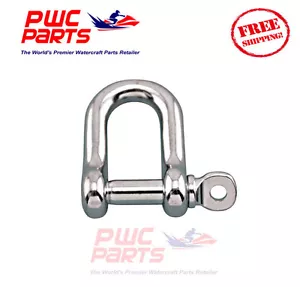 SENECA Marine Stainless Steel 316 STRAIGHT D Shackle w Pin Boat Anchor 5/16" - Picture 1 of 3