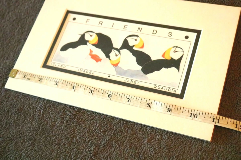 Impressão de imagens da ilha dos pinguins Kodiak artista do Alasca puffin presente divertido humor ZL - Imagem 1 de 4
