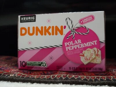 Dunkin Limited Ed Polar Peppermint Coffee K-Cup Single Serve, 10 Pods - Image 1 of 4