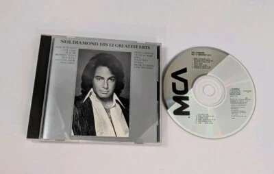 Neil Diamond His 12 Greatest Hits CD 1985 MCA Records USA Foto 1 de 3