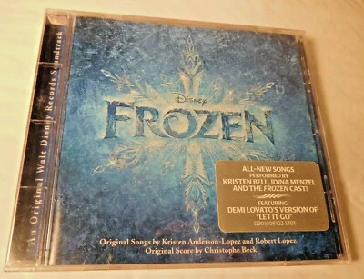 Disney Frozen Soundtrack *CD NEW* Kristen Bell, Idina Menzel, Demi Lovato, Gad Foto 1 de 3