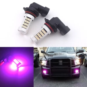 2pcs Pink H10 9145 9140 Car Truck Pickup Fog Light Driving Lamp 92-SMD LED Bulbs - Picture 1 of 10