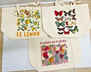 Mix No. 6 Canvas Tote Large Multipurpose bag with zippered pocket+Fast Shipping - Picture 1 of 6