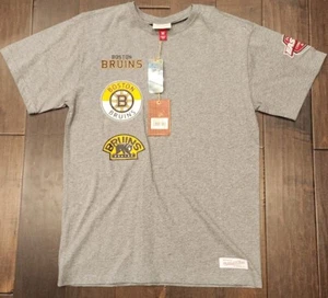 Mitchell & Ness Boston Bruins City Collection Shirt - Men's Medium - NHL Hockey - Picture 1 of 5