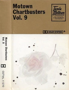 Various Motown Chartbusters Vol. 9 CASSETTE ALBUM SOUL Diana Ross Marvin Gaye - Picture 1 of 10