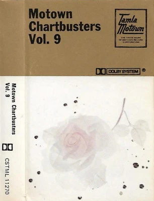 Various Motown Chartbusters Vol. 9 CASSETTE ALBUM SOUL  Diana Ross Marvin Gaye  - Image 1 of 4