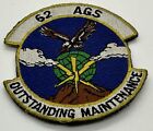 US Air Force 62 AGS Outstanding Maintenance Fabric Patch