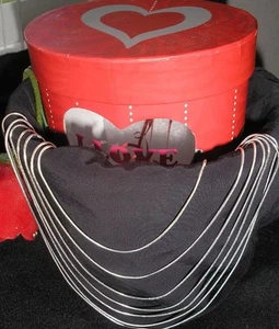Collar de Serpiente de Plata Esterlina 20" Cadena 1 mm Estampado Sólido 925 Regalo Joyería - Imagen 1 de 7