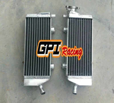 Radiador de alumínio L&R ajuste 250/350/450/505 SXF/SX-F/XC-F/XCF 2008-2015 14 13 - Imagem 1 de 4