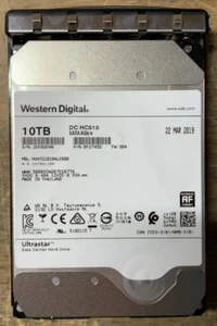 WD Ultrastar DC HC510 10TB SATA 6GB/s 7.2K RPM 3.5" HDD HUH721010ALE600 w/ Caddy - Picture 1 of 6
