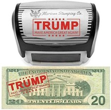 Donald Trump Make America Great Again Stamp by Merican Stamping Co Maga Stamp Se