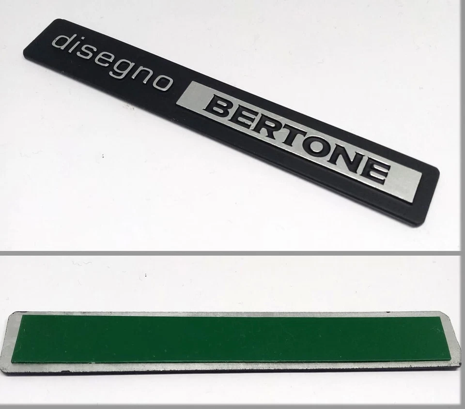 FERRARI DINO GT4 / LAMBORGHINI COUNTACH - Logo Emblem Abzeichen DISEGNO BERTONE - Bild 1 von 1