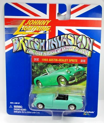 Johnny Lightning 2001 White Lightning CHASE! British Invasion 1960 AUSTIN-HEALEY - Image 1 of 4