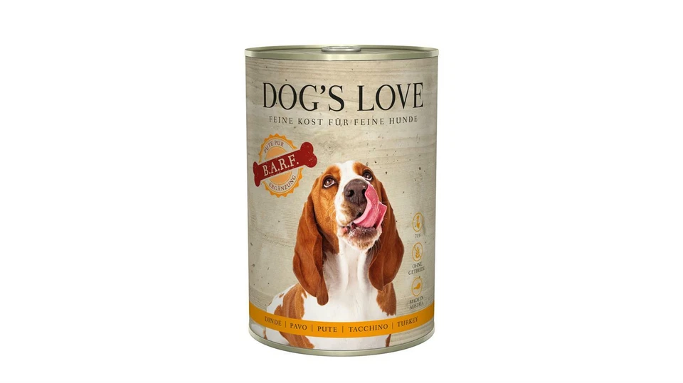 Dog's Love B.A.R.F. Pute 6x 400 g Fleisch Pur - Bild 1 von 1