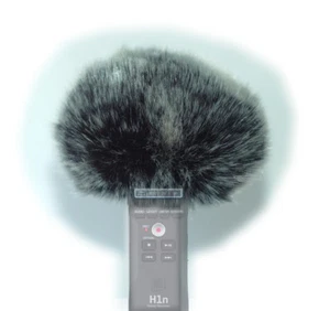 Wind Tech Mic-Muff Fitted Fur Windscreen For Zoom h1n Handy Digital Recorder  - Picture 1 of 4