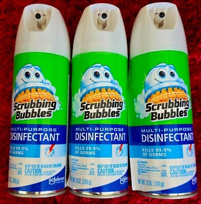 Scrubbing Bubbles Multi-Purpose Disinfectant Spray, 12 oz (Pack of 3) - Image 1 of 2