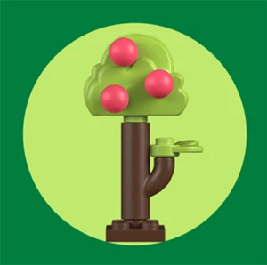 Woolworths Farm Bricks – Apple Tree #34 – Woolies – LEGO compatible collectables - Picture 1 of 1