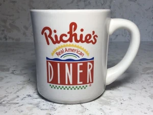 RICHIE'S REAL AMERICAN DINER 8 Ounce COFFEE MUG Restaurant Ware By iti - Picture 1 of 6