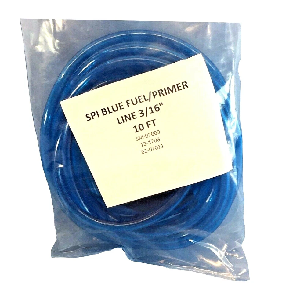 NEW SPI BLUE FUEL LINE ID 3/16" PRE-CUT TO 10 FT SEA-DOO KAWASAKI YAMAHA - Image 1 of 1