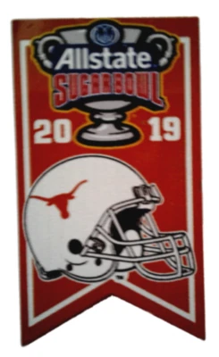 Texas Longhorns Pins University of Texas Pins 2019 Sugar Bowl NCAA Fan Pin Foto 1 de 3
