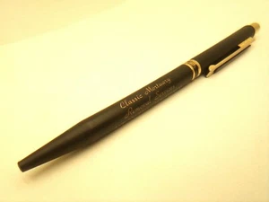 "Classic Mortuary Removal Services" Vintage Ritepoint Werbung Slim Click Pen - Bild 1 von 12