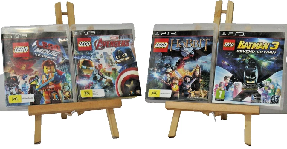 Lego Bundle PS3 PlayStation 3 Game Hobbit Avengers Batman 3 Lego Movie Videogame - Image 1 of 4