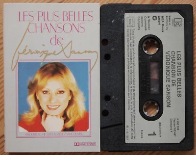 VERONIQUE SANSON - LES PLUS BELLES CHANSONS (ELEKTRA 452308) 1981 EUROPE K7 TAPE - Image 1 of 3