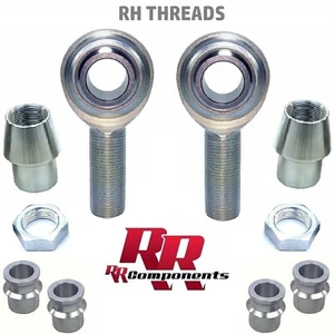 1/2-20 RH Thread x 1/2 Bore Panhard Heim Joint HMS Rod End Fits 1-1/8 x.120 Tube - Bild 1 von 3