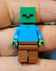 Lego Minecraft ZOMBIE Minifigure min010 C16-2  - Picture 1 of 3