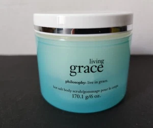 PHILOSOPHY PERFUMED SALT BODY SCRUB LIVING GRACE SEALED 6 oz. - Picture 1 of 6