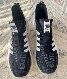 JOHN GALLIANO Black Gazette Patterned Knit Sneakers. Size: US 11/EU 44 NWT - Picture 1 of 10