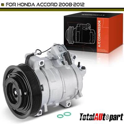 AC Compressor w/ Clutch for Honda Accord Crosstour L4 2.4L 2008-2015 38810R40A01 - Image 1 of 4