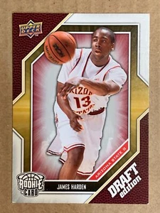 2009-10 Rookie James Harden #40 Upper Deck Draft Edition Thunder / 76ers - Picture 1 of 2