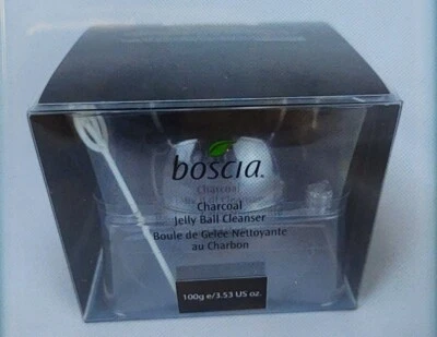 Limpiador facial Boscia bola de gelatina de carbón natural vegano cuidado de la piel 100 g/3,52 oz. Foto 1 de 4