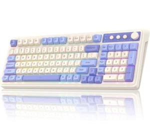 Aula S99 Wireless Gaming Keyboard RGB Backlit Multi Media Knob for PC MAC XBOX - Picture 1 of 2