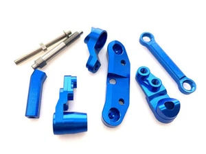 Alloy Machined Steering Bellcrank Set for Losi 1/10 RTR 22S Drag, ST & SCT - Picture 1 of 1