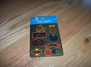 VTG AMERICAN GREETINGS MIRROR Stickers Scrapbooking Sticker Sports Teachers - Picture 1 of 1