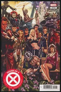 HOUSE OF X # 1 2019 Marvel Comics prima stampa MARK BROOKS VARIANTE DI COLLEGAMENTO - Foto 1 di 2