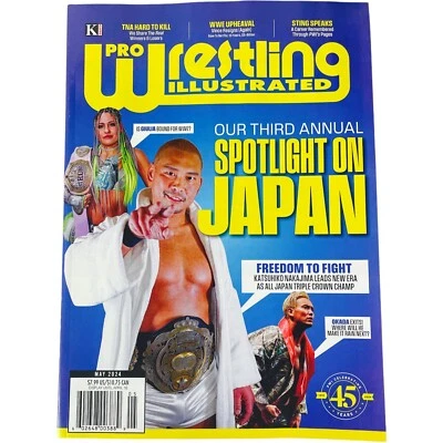 Revista PWI Lucha Libre Profesional Ilustrada Mayo 2024 Kazuchika Okada Sting WWE AEW Foto 1 de 4