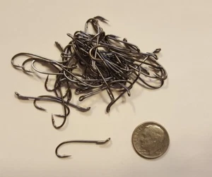 Fly Tying Hooks - QTY 50 Size 8 Classic Salmon Steelhead - 2X Heavy Wire 7999 - Picture 1 of 1